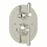 Perrin & Rowe Georgian Era™ 3/4" Oval Thermostatic Trim With Volume Control