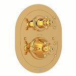 Perrin & Rowe Georgian Era™ 3/4" Oval Thermostatic Trim With Volume Control