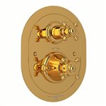 Perrin & Rowe Georgian Era™ 3/4" Oval Thermostatic Trim With Volume Control