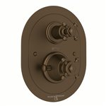 Perrin & Rowe Georgian Era™ 3/4" Oval Thermostatic Trim With Volume Control