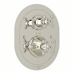 Perrin & Rowe Georgian Era™ 3/4" Oval Thermostatic Trim With Volume Control