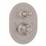 Perrin & Rowe Georgian Era™ 3/4" Oval Thermostatic Trim With Volume Control