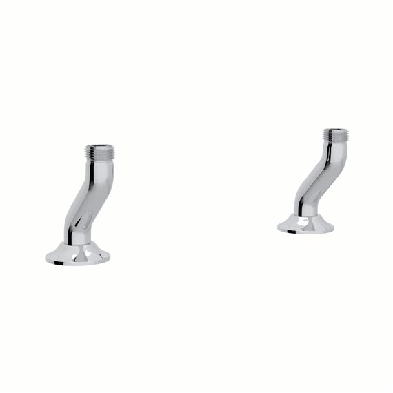 Perrin & Rowe Georgian Era™ Bridge Kitchen Faucet Deck Unions