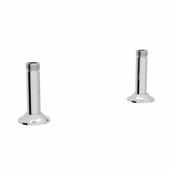 Perrin & Rowe Georgian Era™ Bridge Faucet Straight Deck Unions