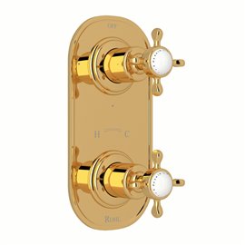 Perrin & Rowe Edwardian™ 1/2" Thermostatic Trim with Diverter