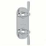 Perrin & Rowe Holborn™ 1/2" Thermostatic Trim with Diverter