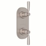 Perrin & Rowe Holborn™ 1/2" Thermostatic Trim with Diverter