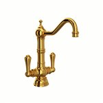 Perrin & Rowe Edwardian™ Two Handle Bar/Food Prep Kitchen Faucet