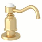 Perrin & Rowe Georgian Era™ Bridge Kitchen Faucet Wall Unions