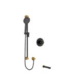 Riobel Riu KIT1244RUTM 1/2 inch 2-way Type T/P coaxial system with spout and hand shower rail