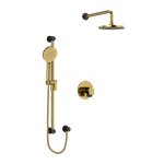 Riobel Ode KIT323OD Type T/P (thermostatic/pressure balance) ½" coaxial 2-way system with hand shower and shower head