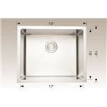 Bosco 201717 Deluxe Series Stainless Steel Kitchen Sink