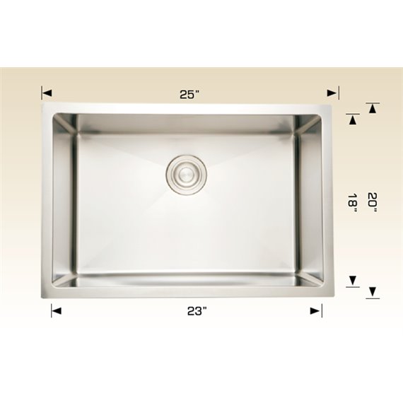 Bosco 202215 Laundry Series Stainless Steel Sink