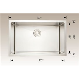 Bosco 202218 Deluxe Series Stainless Steel Kitchen Sink