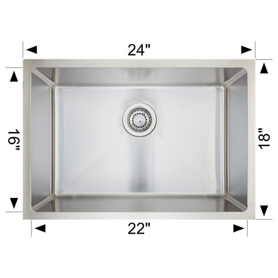 Bosco 202228 Laundry Series Stainless Steel Sink