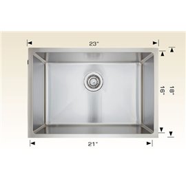 Bosco 202305 Universal Design Stainless Steel Laundry Sink