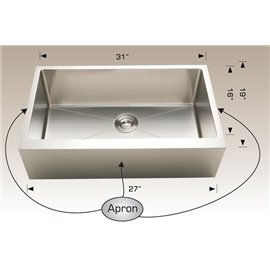 Bosco 203348 Deluxe Series Stainless Steel Kitchen Sink