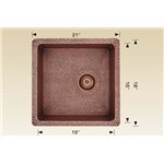 Bosco 206021 Copper Series Kitchen Sinks