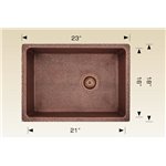 Bosco 206023 Copper Series Kitchen Sinks