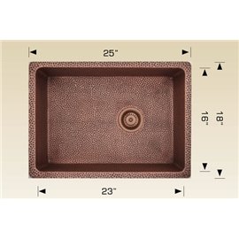 Bosco 206025 Copper Series Kitchen Sinks