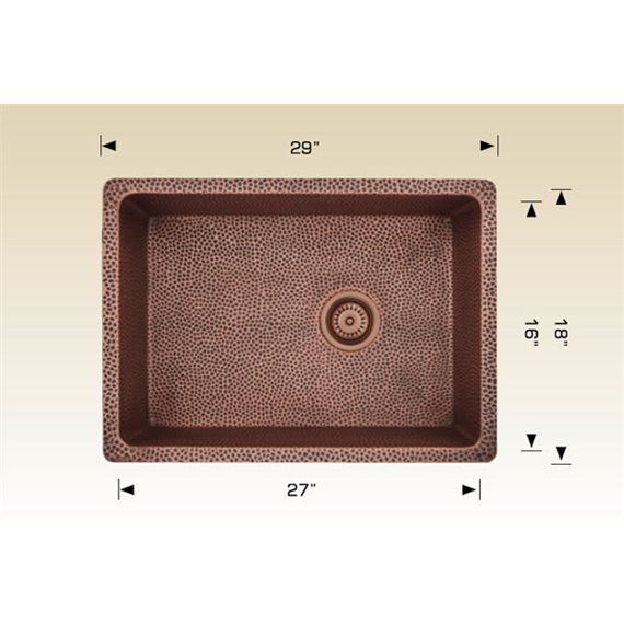 Bosco 206029 Copper Series Kitchen Sinks