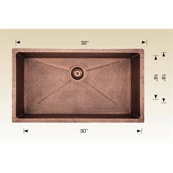 Bosco 206032 Copper Series Kitchen Sinks