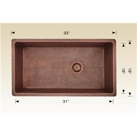 Bosco 206033 Copper Series Kitchen Sinks