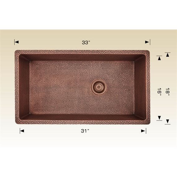 Bosco 206033 Copper Series Kitchen Sinks