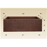 Bosco 206633 Copper Series Kitchen Sinks