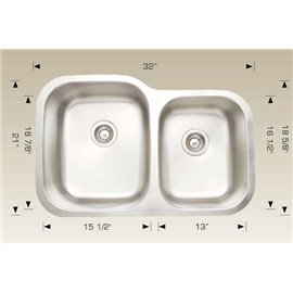 Bosco 207002 Super Series Stainless Steel Kitchen Sink