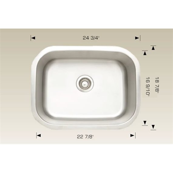 Bosco 207005 Super Series Stainless Steel Kitchen Sink