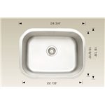 Bosco 207005 Super Series Stainless Steel Kitchen Sink