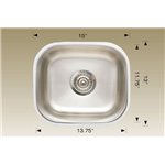 Bosco 207008 Super Series Stainless Steel Kitchen Sink