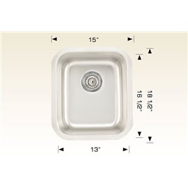 Bosco 207016 Builder Series Stainless Steel Kitchen Sink