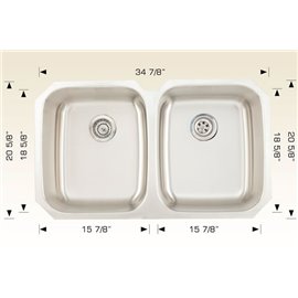 Bosco 207024 Builder Series Stainless Steel Kitchen Sink