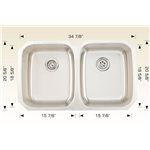 Bosco 207024 Builder Series Stainless Steel Kitchen Sink