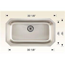 Bosco 207026 Builder Series Stainless Steel Kitchen Sink