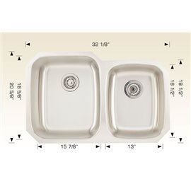 Bosco 207035 Builder Series Stainless Steel Kitchen Sink