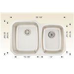 Bosco 207035 Builder Series Stainless Steel Kitchen Sink