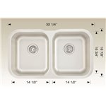 Bosco 207044 Standard Series Stainless Steel Kitchen Sink