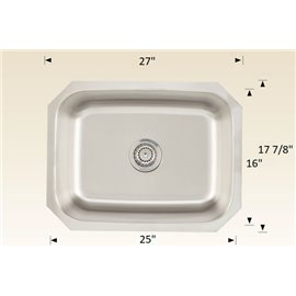 Bosco 207045 Builder Series Stainless Steel Kitchen Sink