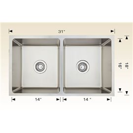 Bosco 207117 Standard Series Stainless Steel Kitchen Sink