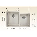 Bosco 207118 Standard Series Stainless Steel Kitchen Sink