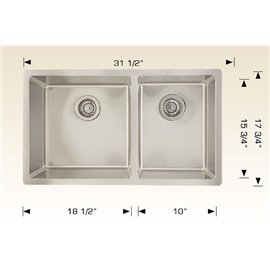 Bosco 207119 Standard Series Stainless Steel Kitchen Sink