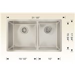 Bosco 207119 Standard Series Stainless Steel Kitchen Sink