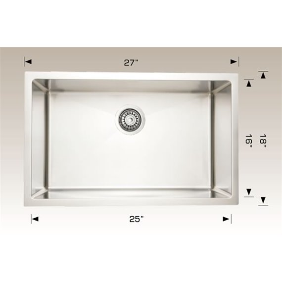 Bosco 208004 Laundry Series Stainless Steel Sink