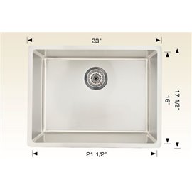 Bosco 208016 Builder Series Stainless Steel Kitchen Sink