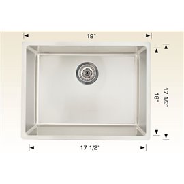 Bosco 208017 Builder Series Stainless Steel Kitchen Sink