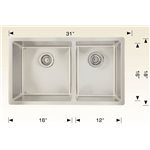 Bosco 208021 Builder Series Stainless Steel Kitchen Sink