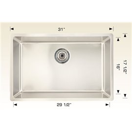 Bosco 208038 Builder Series Stainless Steel Kitchen Sink